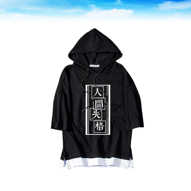 2020 Anime Bungo Stray Dogs Hoodie Dazai Osamu Short Sleeve Hoodie