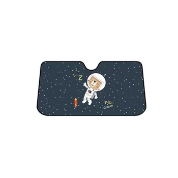 

Car Cartoon 5 Layer Bubble Aluminum Foil Sun Block Front Stop Cooling Sunscreen Exquisitely Designed Durable