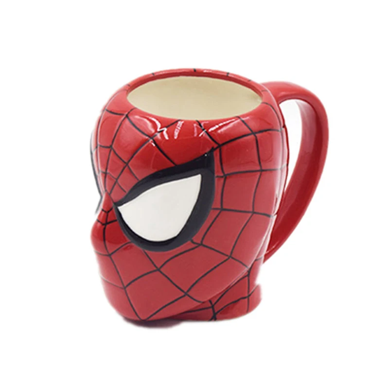 Кофейная кружка Marvel Человек-паук, креативная керамическая кружка Мстители, чашки и кружки, мультяшная чашка для чая, молока, лучший рождественский подарок для ребенка
