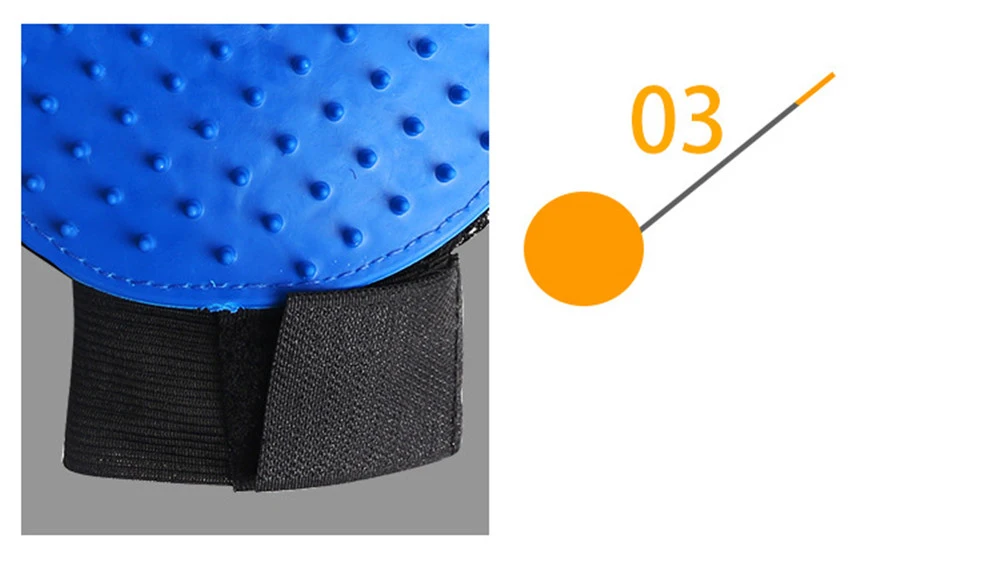 Pet Dog Cat Grooming Cleaning Brush Gloves Effective Deshedding Back Massage Animal Bathing Hair Removal Gloves Dog Combs (13)