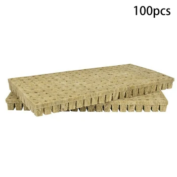 

25x25x40mm Blocks Practical Garden Ventilative Rockwool Cubes Hydroponic Grow Planting Compress Base Mini Soilless Cultivation