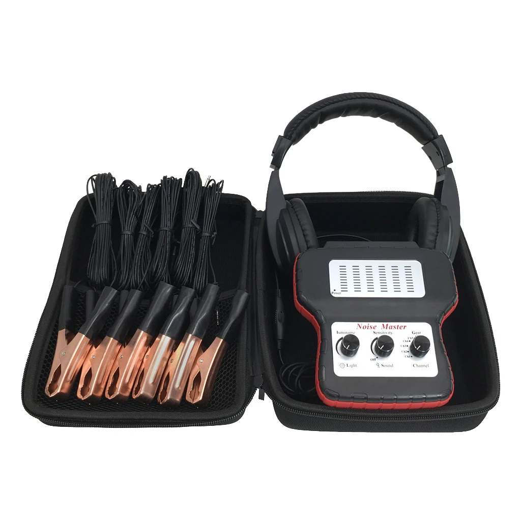 Car Noise Detector Six-Channel Automotive Noise Finder Cylinder Stethoscope Diagnostic Tool Engine Cylinder Noise Tester Device Car Noise Detector Six-Channel Automotive Noise Finder Cylinder Stethoscope Diagnostic Tool Engine Cylinder Noise Tester Device