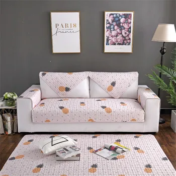 

Simple sofa cushion pure cotton living room coffee table mats cotton non-slip sofa cover children crawling mat baby game pad