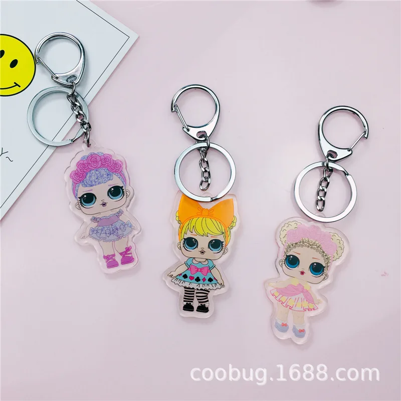 

Lol doll surprise single-sided creative girl cute cartoon doll keychain bag hanging ornaments small gifts