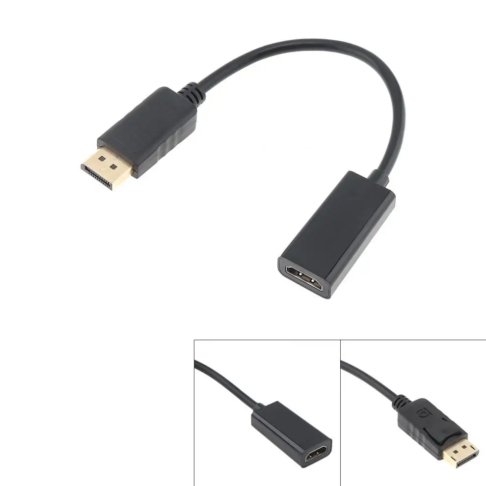 20 см 1080P 4K DP Displaypor к HDMI конвертер Кабель-адаптер мужчин и женщин конверсионная линия коммутатор подходит для hp/DELL/Macbook