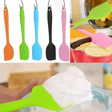

Small Silicone One-piece All-inclusive Spatula Cream Kitchen Utensils Mixing Spatula Baking Tools Batter Spatula Cake Kitch D8K8