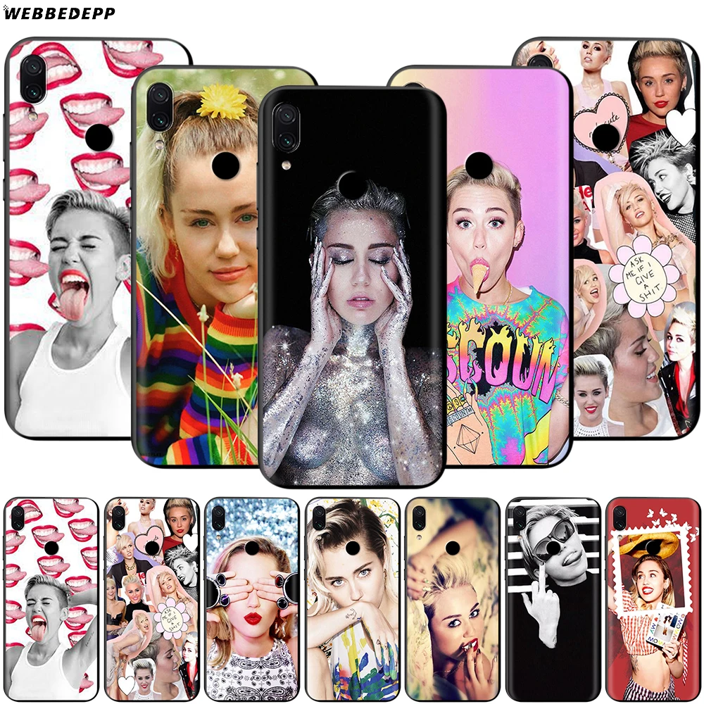 Чехол Miley Cyrus для Xiaomi Redmi 4A 4X 5 5A 6 6A 7 7A S2 Note Go K20 Pro Plus Prime 8T|Бамперы| |