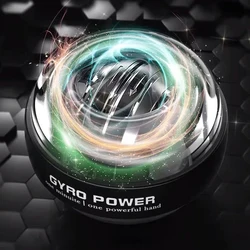 Fidget Spinner auto démarreur pour adultes, jouets anti Stress, exercice de puissance au poignet, Gyroscope cinétique, jouet avec lumière LED 