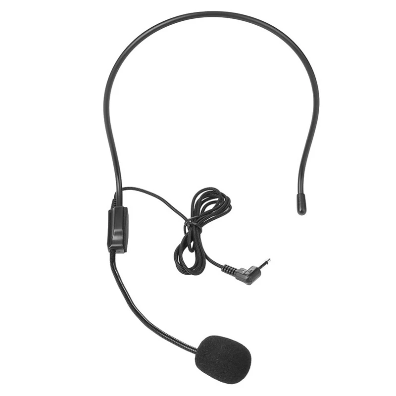 3 Pcs Headphone Microphone Headset Speaker Microphone Compatible o Technology Voice Amplifier Teacher Speaker
