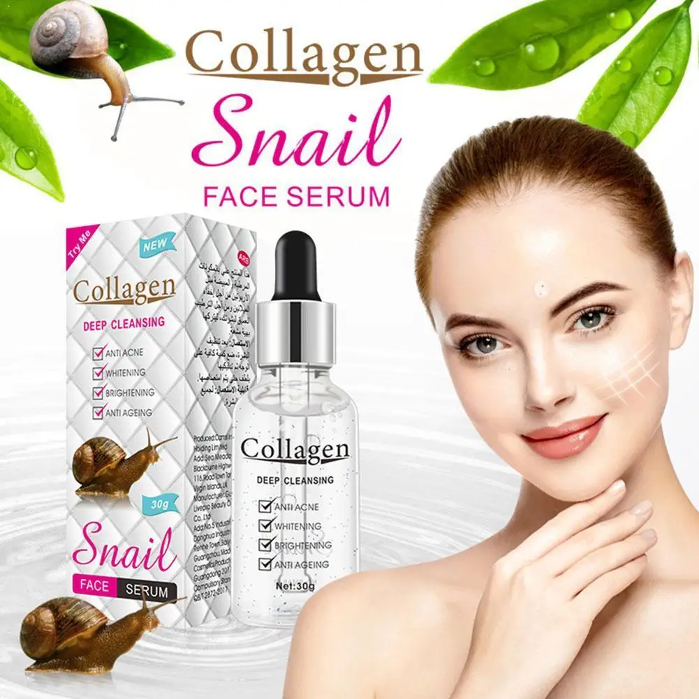 

30ml Anti Wrinkle Face Care Collagen Extract Snail Pore Face Shrink Face Serum Serum Moisturizing Essence Essence Anti-agin I2A5