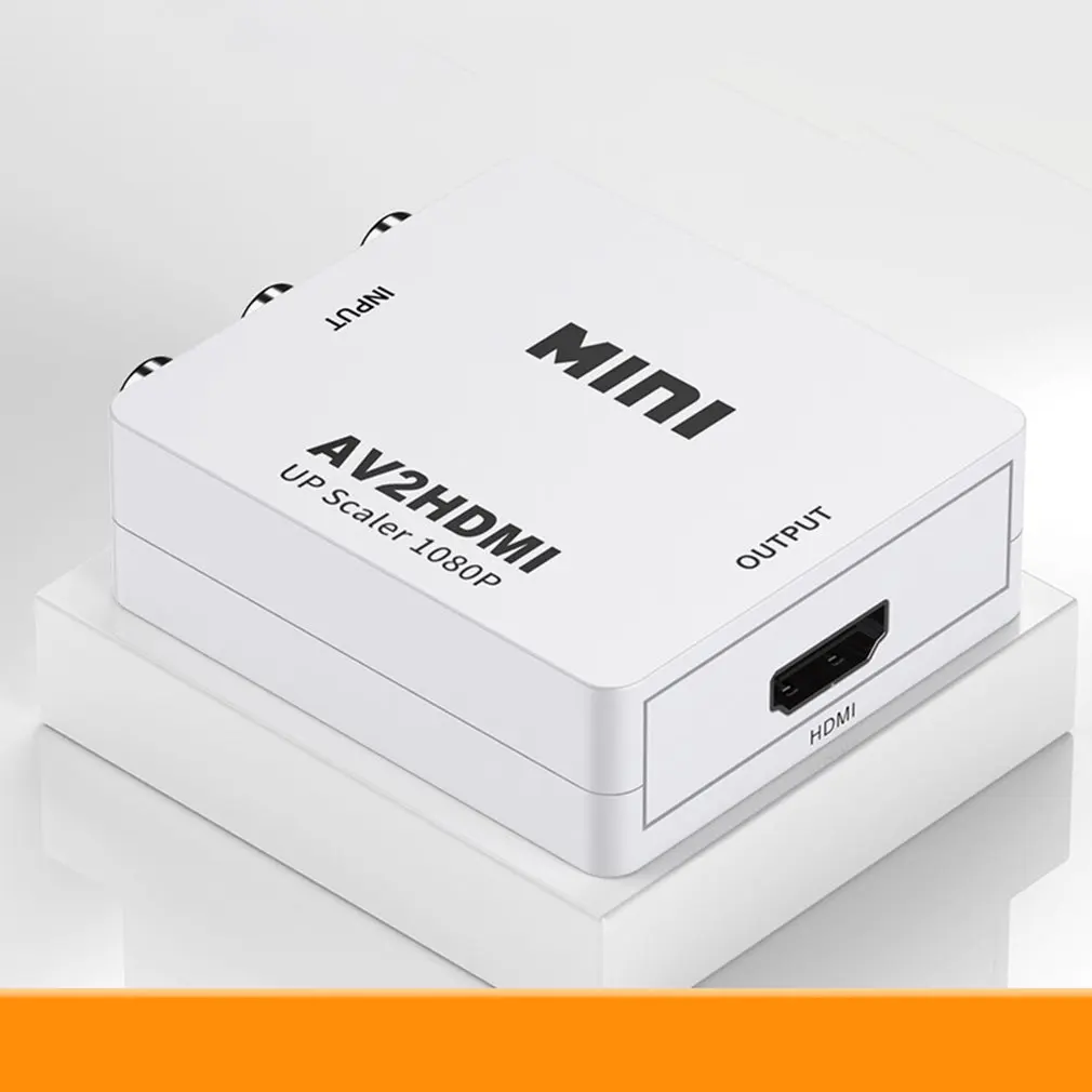AV в HDMI Scaler адаптер HD видео композитный конвертер коробка AV в HDMI видео 1080P мини конвертер проектор