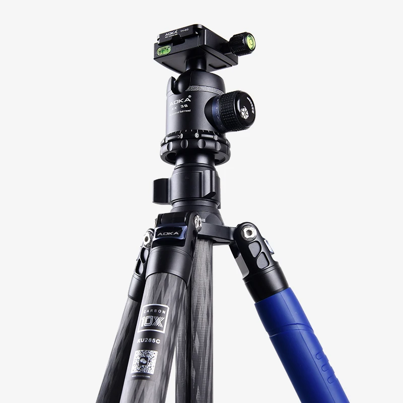 AOKA KU285C+KK38 Carbon Fiber Compact Travel Outdoor Low Gravity Tripod for Camera | Электроника