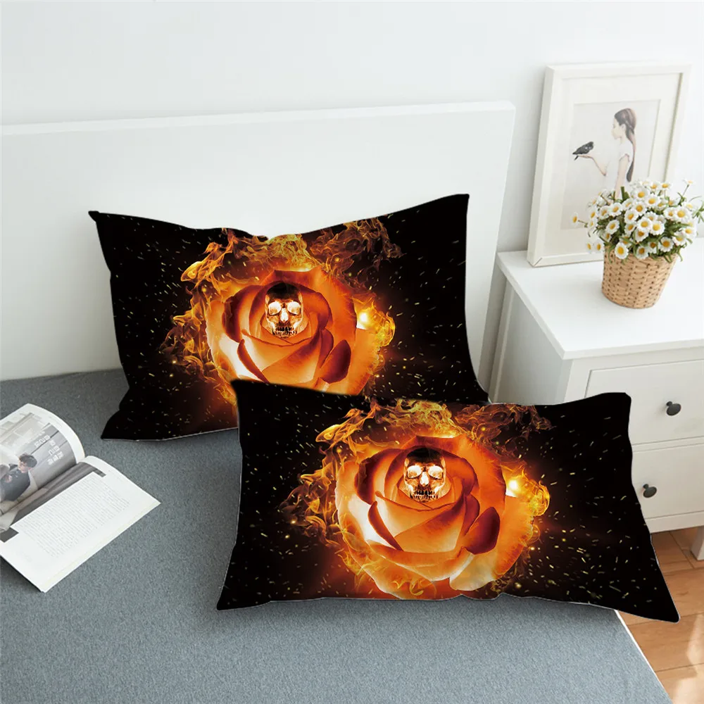 50X90CM Sugar Skull Pillow Case Gamer Chair Woven Linen Decorate Party Living Room Sunset Lumbar Pillowcase 50X90CM Sugar Skull Pillow Case Gamer Chair Woven Linen Decorate Party Living Room Sunset Lumbar Pillowcase