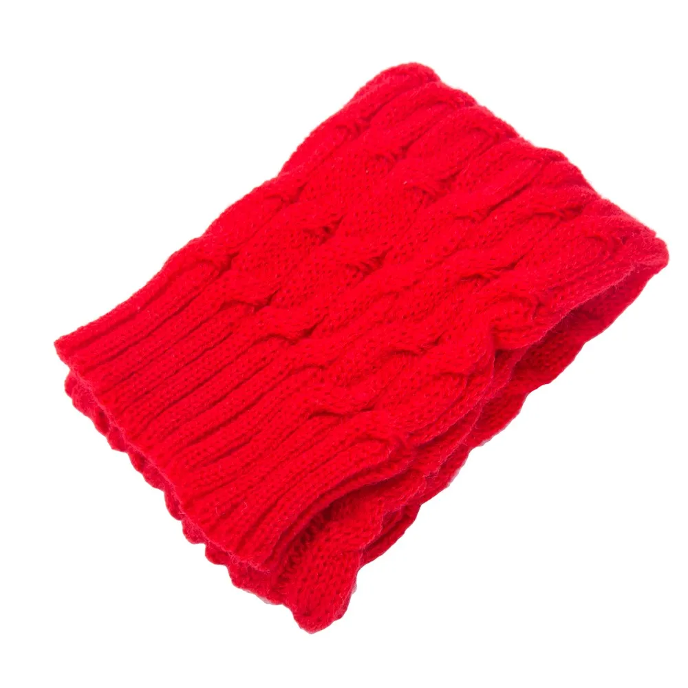 Высокое качество, женские зимние теплые гетры, одноцветные Вязаные гольфы, гольфы, горячая Распродажа, модный подарок# D - Цвет: Red