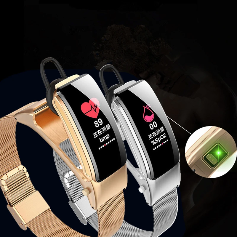 Умный браслет с цветным экраном AI, bluetooth-гарнитура, пульсометр, кровяное давление, кислород, многофункциональный спортивный браслет