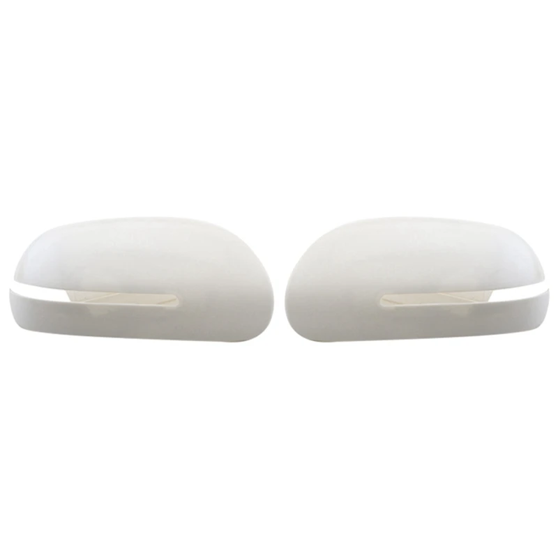 1 Pair Left & Right Side Door Mirror Cover Rearveiw Mirror Cap for Kia