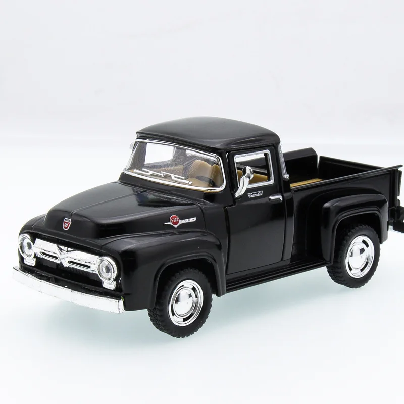 High Simulation Exquisite Diecasts&toy Vehicles: Kinsmart Car Styling 1956 Ford F100 Pickup Trucks 1:38 Alloy Diecast Car Model