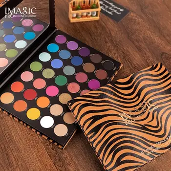 

IMAGIC 35 Colors EyeShadow Matt Palette Waterproof Lasting Earth Tone Powder Eyeshadow Palette Cosmetic Makeup pigment TSLM1