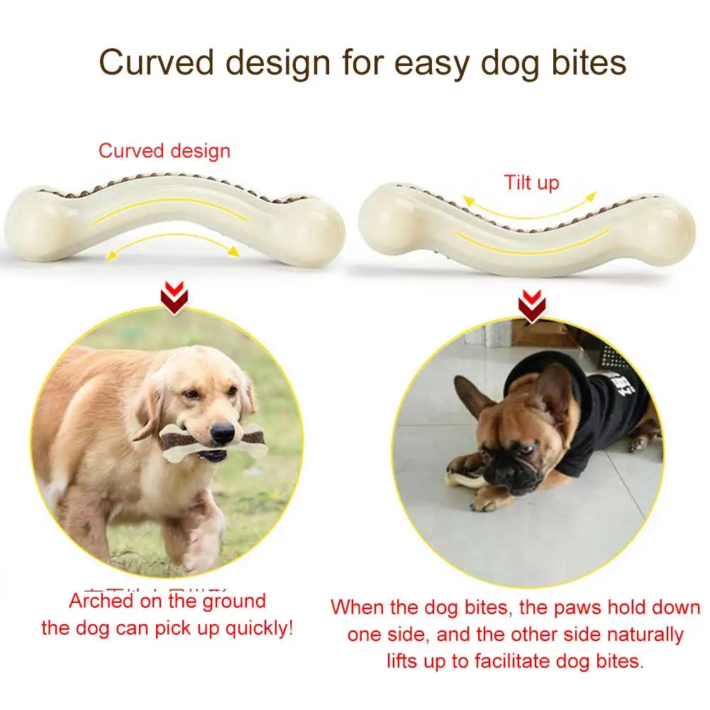 Недавно cъедобные кости собака игрушки-Жвачки для молярные игрушки для щенков чистка зубов палка прочная нейлоновая шлейка кости игрушки