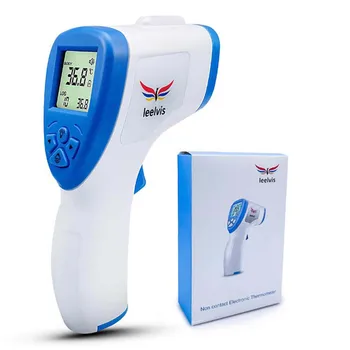 

LCD IR Non-Contact Forehead Thermometer Digital Infrared Body Temporal Thermometer Meter with Fever Alarm термометр уличный