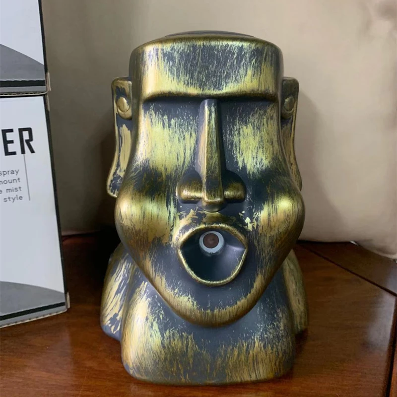 220ML Vintage Stone Man Air Humidifier USB Water Purification Mist Maker Fogger Ultrasonic Cool Aromatherapy Diffuser for Home 5