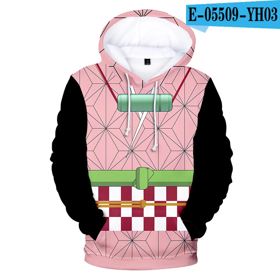 hoodie for girl 2T-16T Japan Anime Demon Slayer  Children Hoodie Sweatshirt 3D Anime Kimetsu No Yaiba Boys Girls Cosplay Costume Tracksuit Tops kids' yellowstone t shirts Hoodies & Sweatshirts