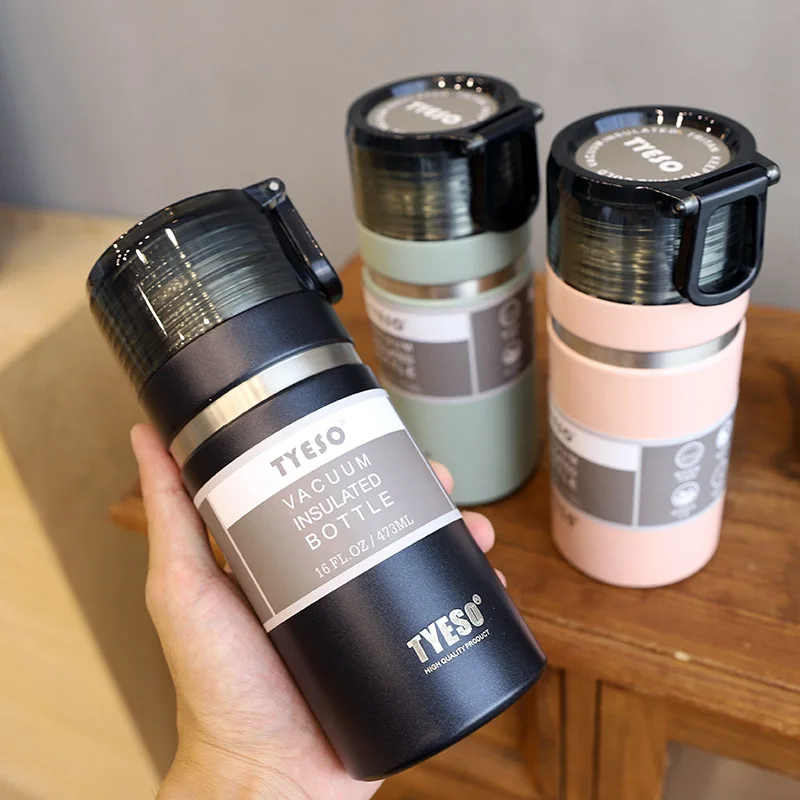 

Korean-style Large-Volume Insulated Stainless Steel Bottle Portable Simple Outdoor Sports Kettle Men's Women's Students Cool Gla