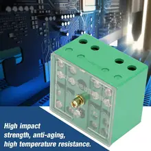 QFJ6/JHD-8/B однофазный 4 в 4 из электрическая строка терминала измерительная распределительная коробка Светодиодная лента Водонепроницаемый DIY Соединительный корпус