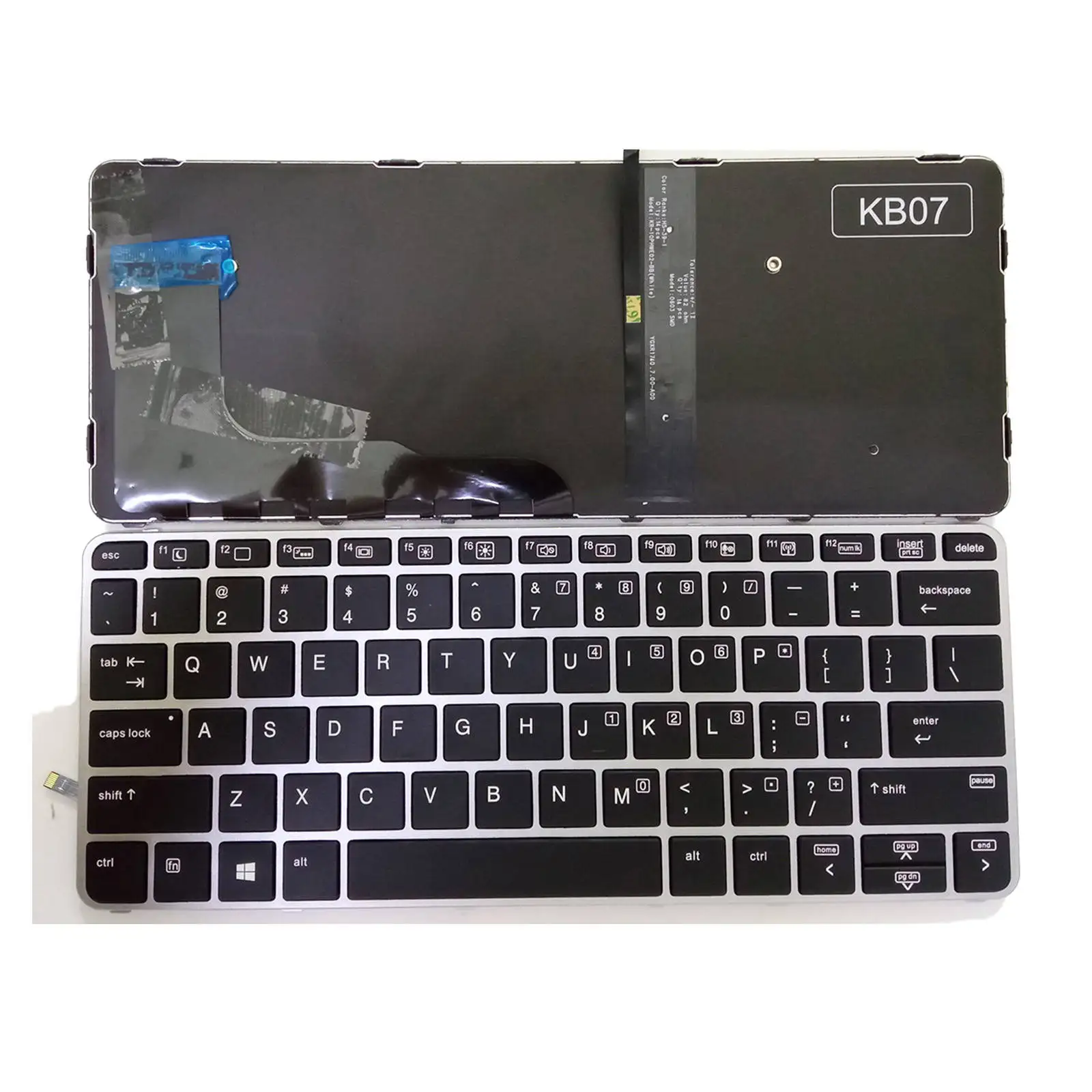 Laptop Us English Keyboard With Backlit Direct Replace For Hp Elitebook
