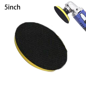 

1x Rubber 3/4/5/6/7\" Hook And Loop Backing Plate Pad For Sanding Polishing Sander Backing Plate Tool Kits