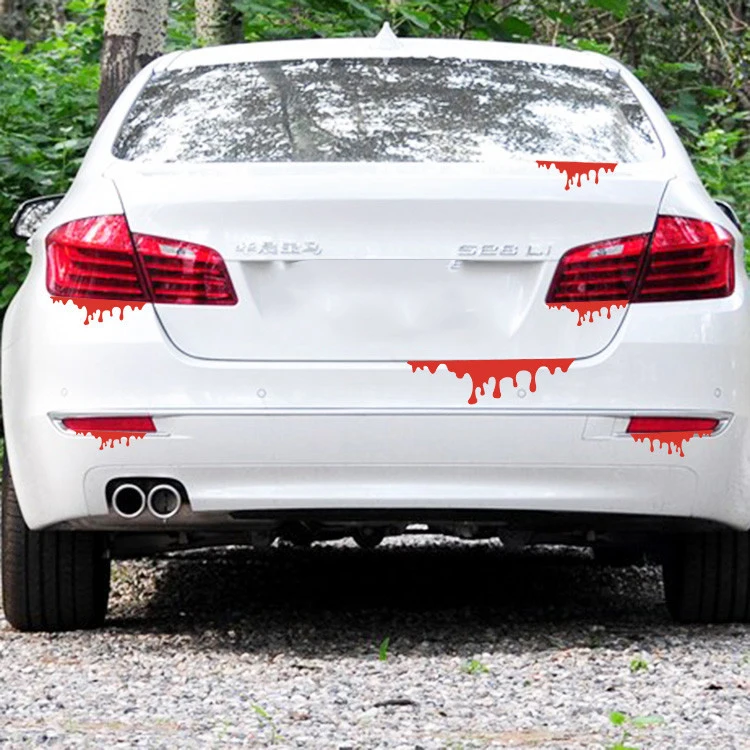 Автомобильный стикер s Red Blood DIY Эмблема для кузова автомобиля Наклейка для стайлинга автомобиля чехлы для автомобиля индивидуальный автомобильный светильник аксессуары для автомобиля
