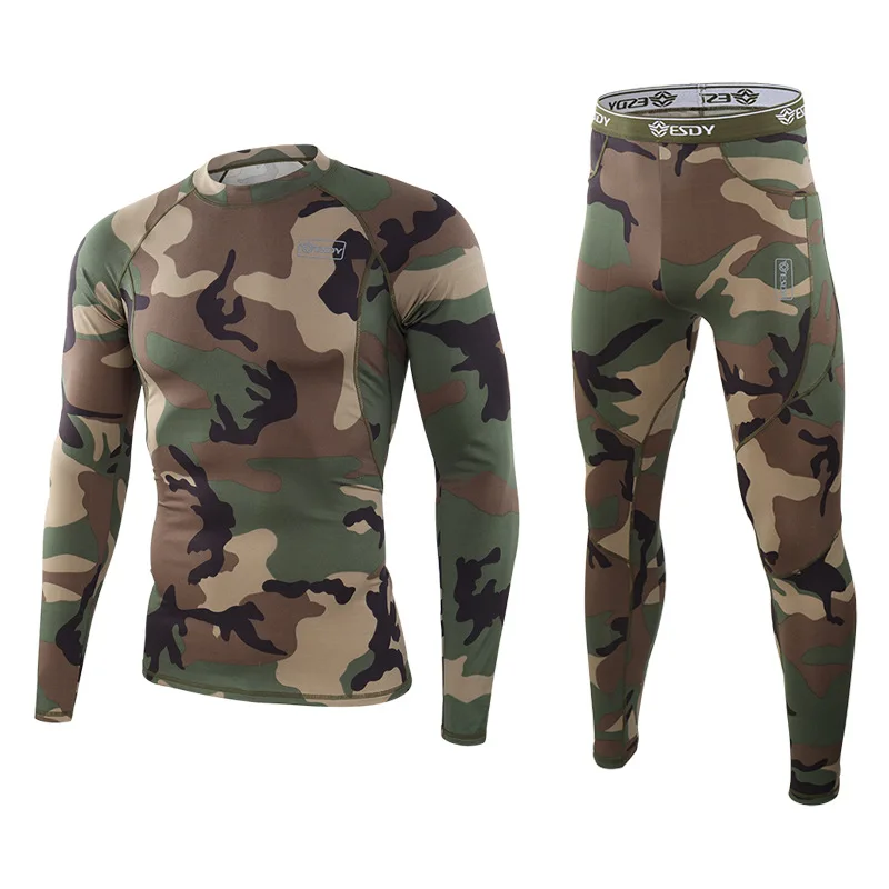 men's camo thermal underwear