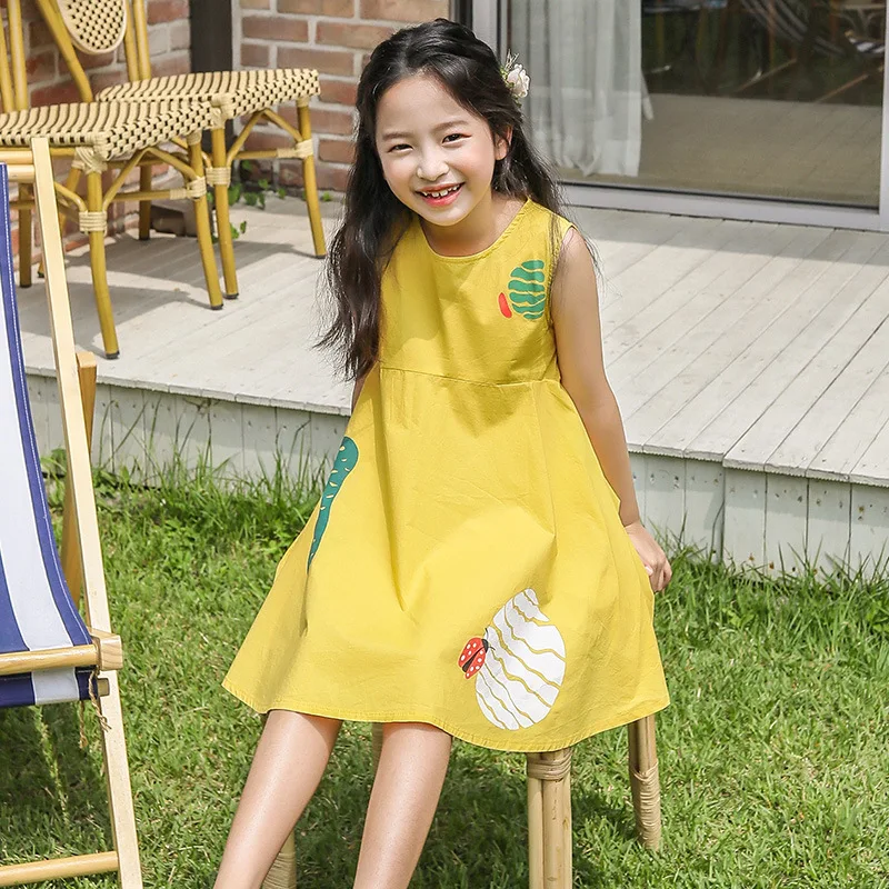 yellow cotton sundress
