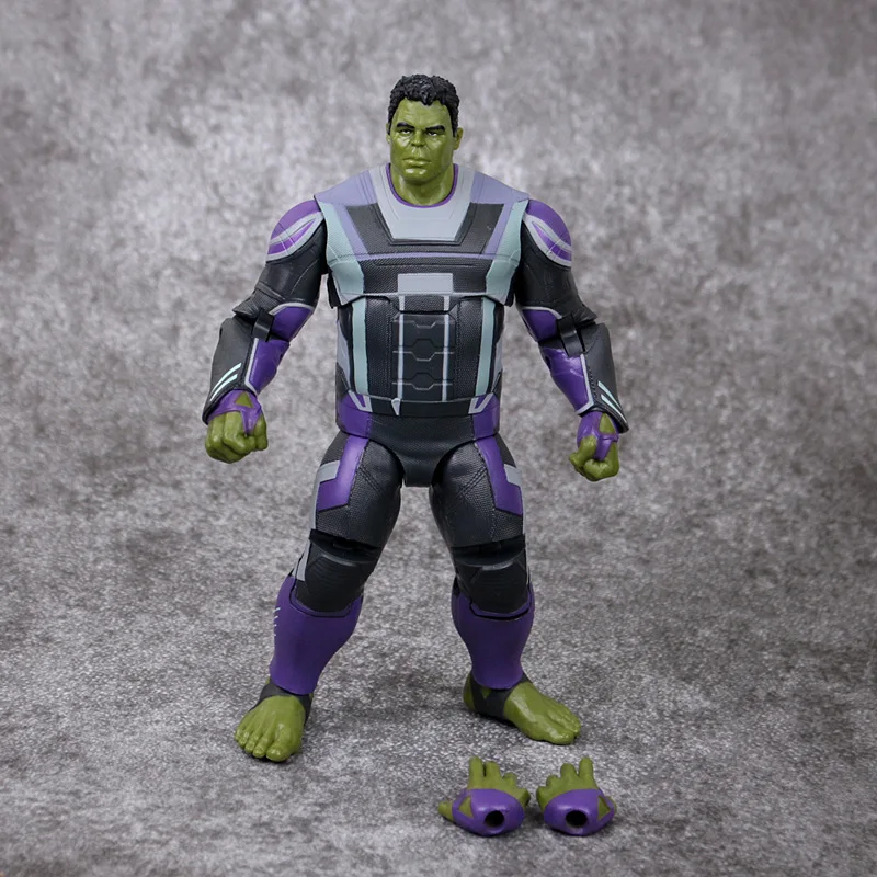 Hasbro Marvel 8 дюймов Халк Мстители квантовый воин Халк Подвижная кукла игрушка модельные игрушки, Коллекционные Подарочные наборы гаража - Цвет: Зеленый