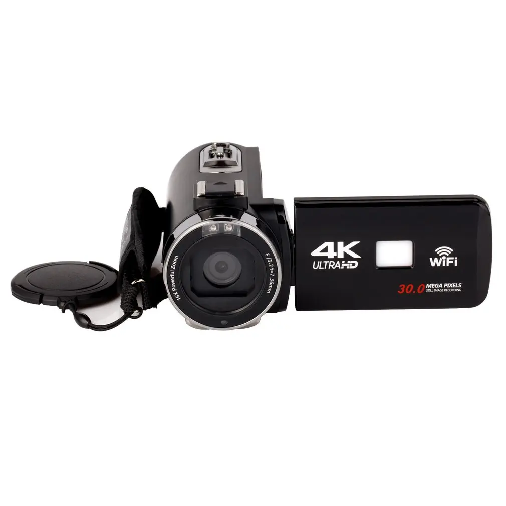 HDV4K HD Цифровая камера ночного видения 30MP DV c Wi-Fi сенсорный экран Инфракрасный заполняющий свет видеокамера рекордер