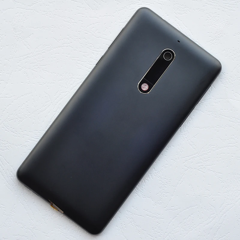 BINYEAE Новая металлическая крышка для аккумулятора задняя Nokia 5 с боковыми кнопками