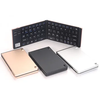 

GK228D Mini Folding Keyboard Bluetooth Foldable Wireless Keypad with Touchpad for Windows,Android,ios Tablet Ipad Phone