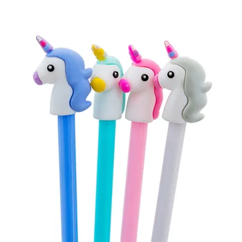 

10Pcs Kawaii Gel Pens 0.5mm Cute Black Neutral Pen Cartoon Creative Write Office School Stationery Supplies Wholesale Kids Gift