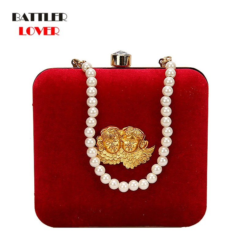 Vintage Carved Handbag Women