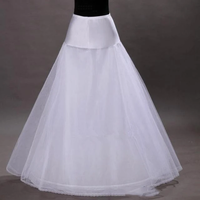 Тюль платье трапециевидной формы 2 уровень пола Длина скольжения Стиль/свадебные юбки ; на ; 1-обруч 2-х слойный фатиновое платье-трапеция