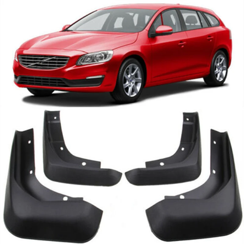 Брызговик для автошин Брызговики подходят для Volvo V60 2011- Fender 4 шт./компл