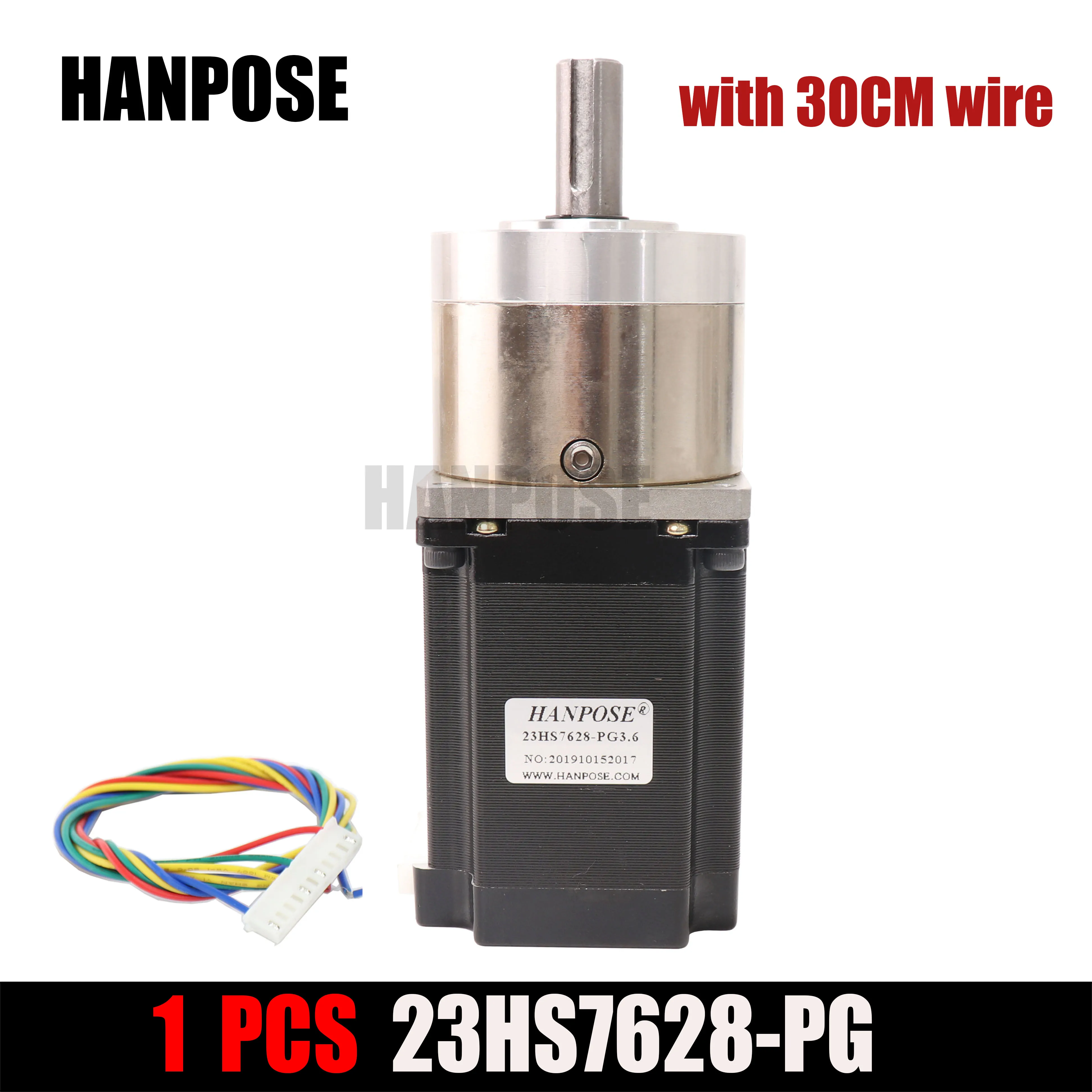Nema23 шаговый двигатель 23HS7628 2.8A 189N. См длина двигателя 76 мм Экструдер шестерни шаговый двигатель соотношение планетарный для 3d принтера