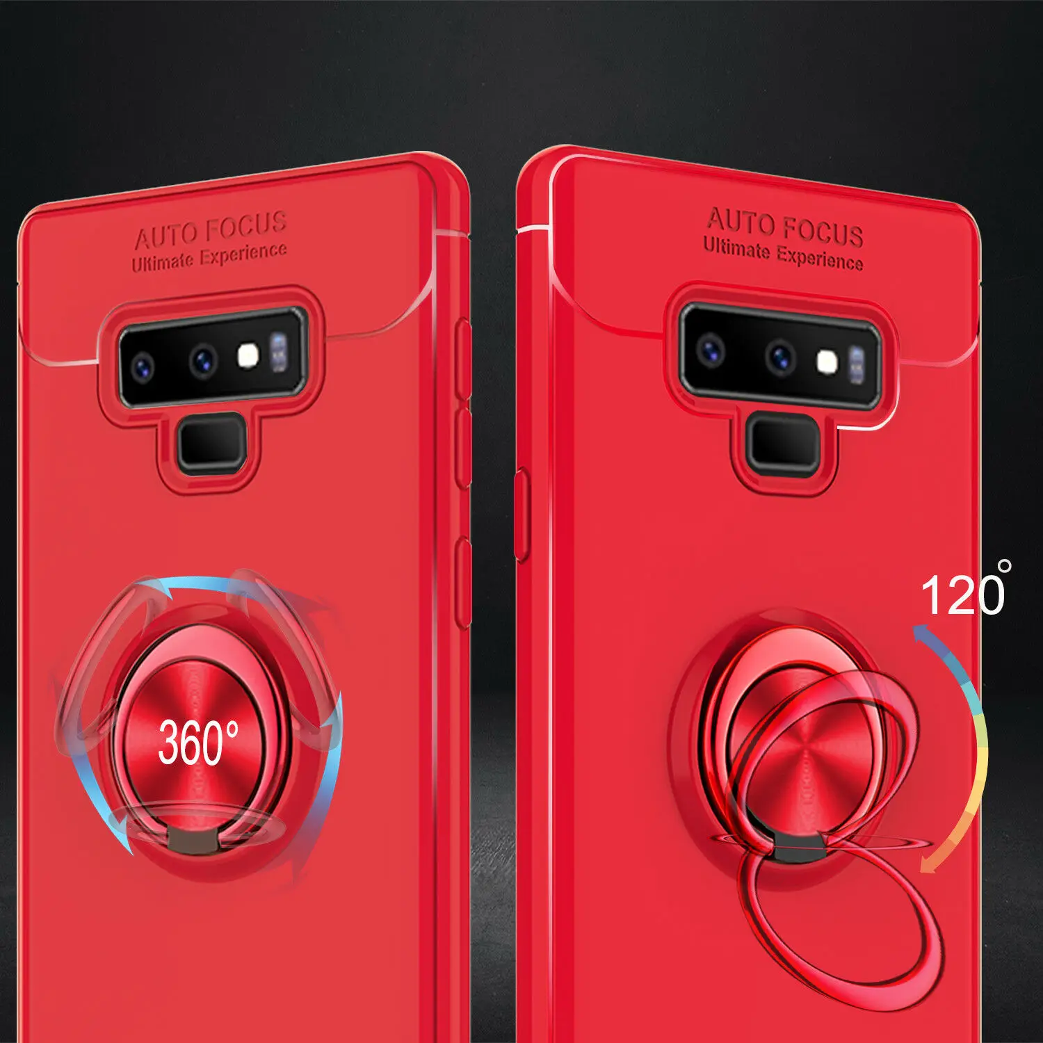 Для samsung Galaxy Note 9/Note 10/Note 10 Pro кольцевой магнитный держатель Броня мягкий силиконовый чехол-бампер для телефона
