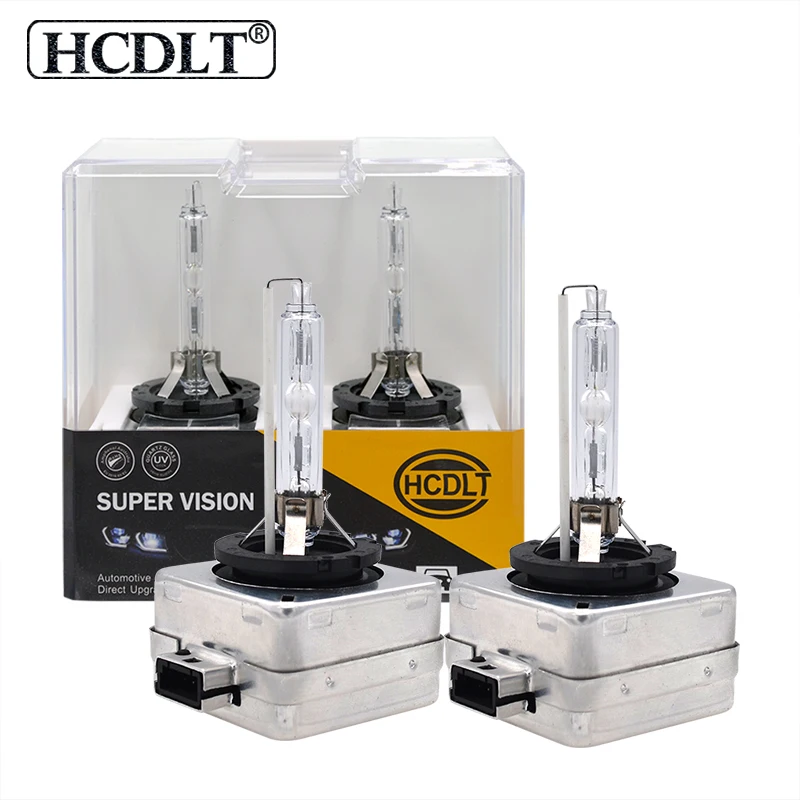 HCDLT 35W HID Bulb D1S Xenon Light 55W D3S Car Headlamp Replacement Bulbs 4300K 5000K 6000K 8000K 10000K 12V Auto Headlight Bulb (2)