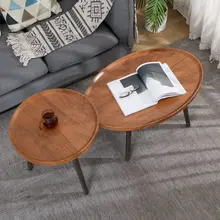 Table basse nordique moderne en bois massif pour la maison et le salon, petite Table basse, balcon, loisirs, négociation