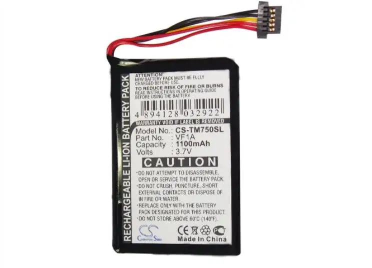 Cameron sino 1100 мА/ч, батарея для навигатора TOMTOM 4CP0. 002,06 Go 740 Live 740TM 750 Liv0e AHL03711012 HM9440232488 VF1A