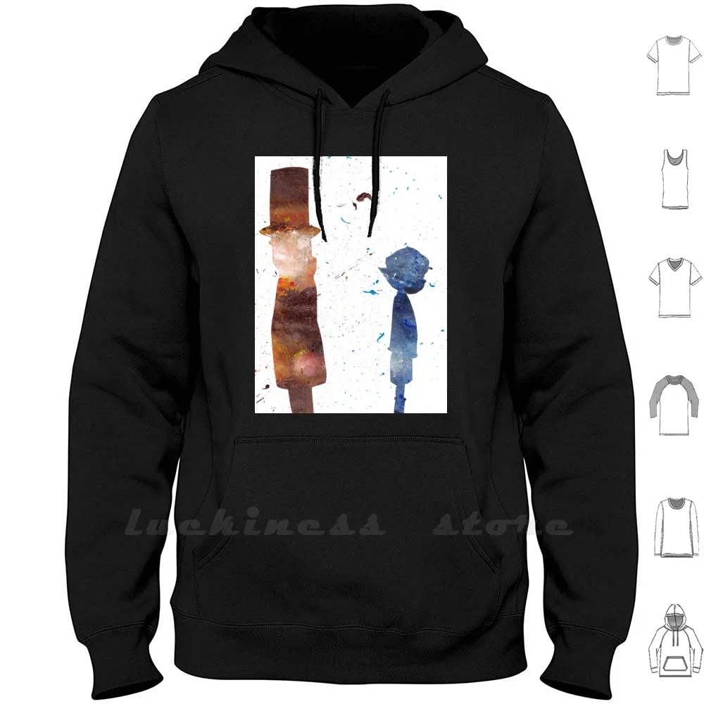 Per Think-A Professor Layton Tribute Felpa Con Cappuccio Manica Lunga Professor Layton Layton Giochi Di Gioco Videogiochi Puzzle