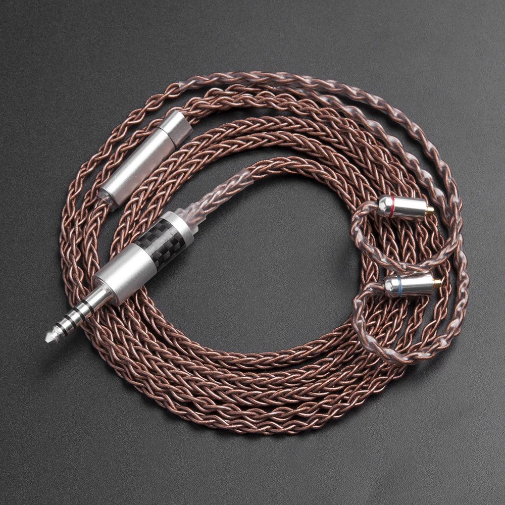 Yinyoo 8 Core Tin Plated Copper Cable 2 5 3 5 4 4mm Balanced Cable With MMCX 2pin Connector For LZ A6 Sony Yinyoo ZS10 AS10 ZSA