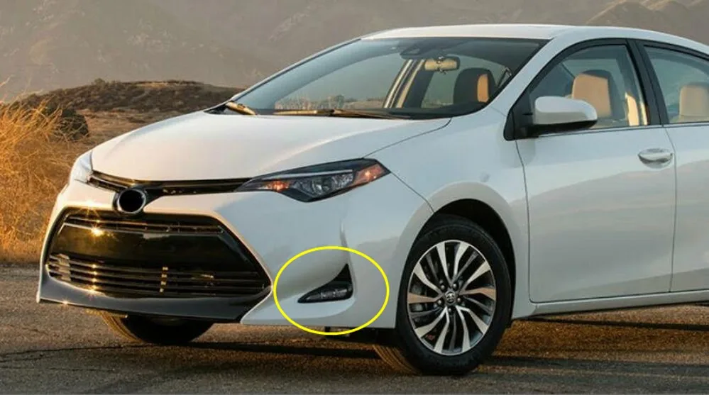 JanDeNing Автомобильные противотуманные фары для-ON Toyota Corolla светодиодный Противотуманные фары бампер лампы передний левый и правый