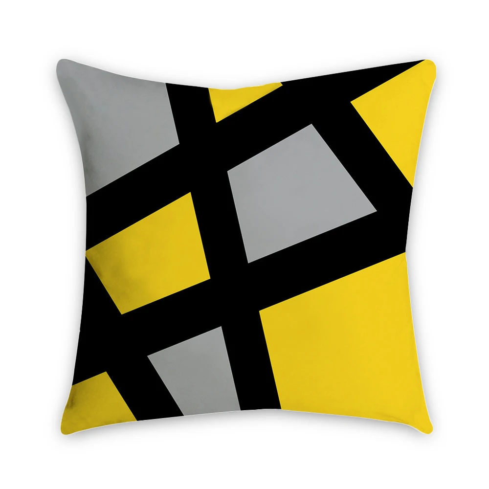 Urijk жёлтая, с геометрическим узором, с принтом Подушка Чехол диван автомобиля подушка покрытие домашний декор Kussenhoes Housse de Coussin Подушка Чехол - Цвет: 20